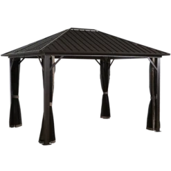 Genova Hardtop Gazebo -ShelterLogic || Arrow Shop 500 8153675 2