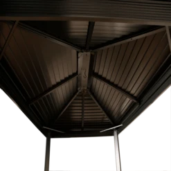 BBQ Ventura Hardtop Grill Gazebo, 5 Ft. X 8 Ft. Light Gray 6 BBQ Ventura Hardtop Grill Gazebo, 5 Ft. X 8 Ft. Light Gray -ShelterLogic || Arrow Shop 500 8162967 bbq ventura detail image 02