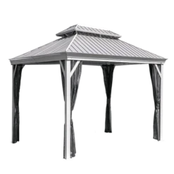 Sojag Monaco Champagne 12 Ft. X 14 Ft. Gazebo