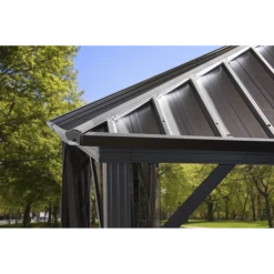 Dakota Hardtop Gazebo, 8 Ft. X 8 Ft. Dark Brown 9 Dakota Hardtop Gazebo, 8 Ft. X 8 Ft. Dark Brown -ShelterLogic || Arrow Shop 500 9164992 3