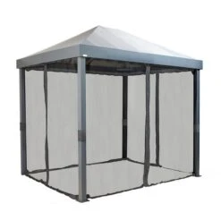 Monteserra 10 X 12 Ft. Gazebo, Dark Grey -ShelterLogic || Arrow Shop 500 9166842 monteserra 10x12 silo image 03