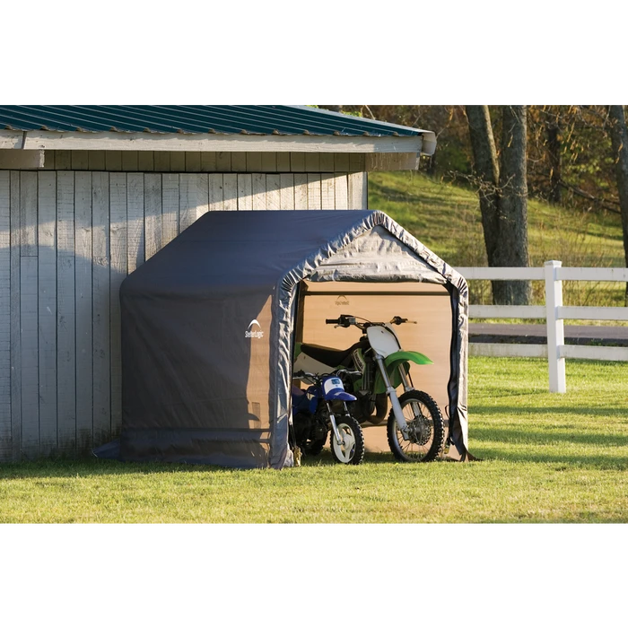 ShelterLogic Shed-in-a-Box® 6 Ft. X 6 Ft. X 6 Ft. Gray 2 ShelterLogic Shed-in-a-Box® 6 Ft. X 6 Ft. X 6 Ft. Gray - Image 2