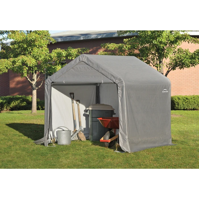 ShelterLogic Shed-in-a-Box® 6 Ft. X 6 Ft. X 6 Ft. Gray 3 ShelterLogic Shed-in-a-Box® 6 Ft. X 6 Ft. X 6 Ft. Gray - Image 3