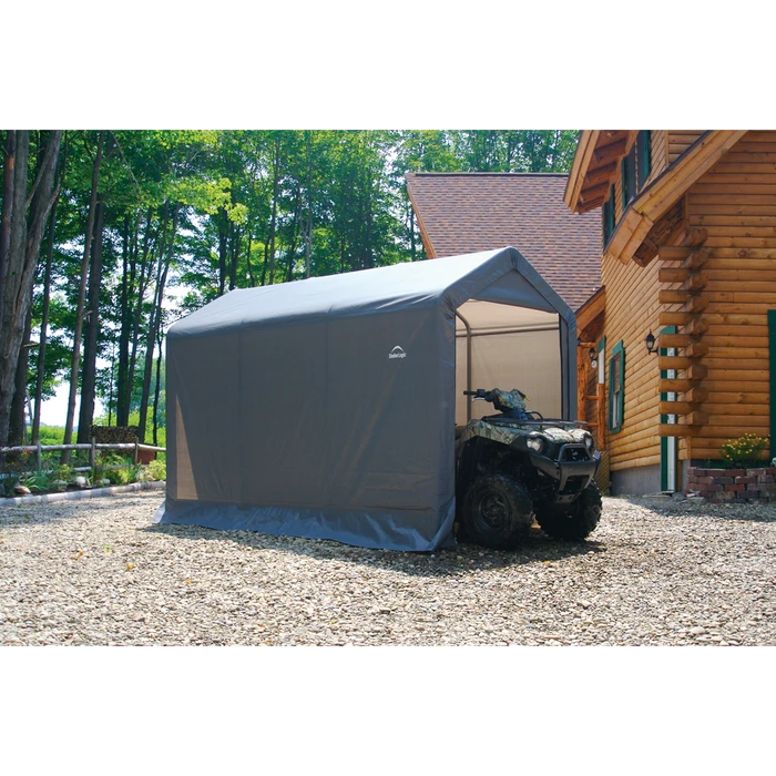 ShelterLogic Shed-in-a-Box® 6 Ft. X 12 Ft. X 8 Ft. Gray 2 ShelterLogic Shed-in-a-Box® 6 Ft. X 12 Ft. X 8 Ft. Gray - Image 2