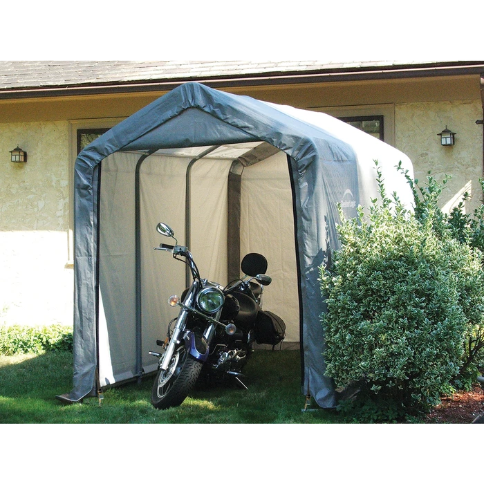 ShelterLogic Shed-in-a-Box® 6 Ft. X 12 Ft. X 8 Ft. Gray 3 ShelterLogic Shed-in-a-Box® 6 Ft. X 12 Ft. X 8 Ft. Gray - Image 3