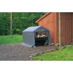 ShelterLogic Shed-in-a-Box® 6 Ft. X 12 Ft. X 8 Ft. Gray 7 ShelterLogic Shed-in-a-Box® 6 Ft. X 12 Ft. X 8 Ft. Gray -ShelterLogic || Arrow Shop 70413 3