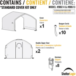 ShelterLogic Replacement Cover Kit For The AccelaFrame™ HD Greenhouse 9 ShelterLogic Replacement Cover Kit For The AccelaFrame™ HD Greenhouse -ShelterLogic || Arrow Shop 90614 4 2