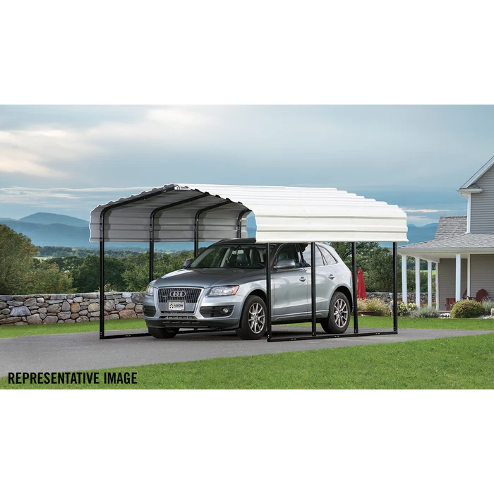 Arrow Carport, 10 Ft. X 42 Ft. X 7 Ft. Eggshell 8 Arrow Carport, 10 Ft. X 42 Ft. X 7 Ft. Eggshell - Image 8