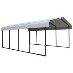 Arrow Carport, 12 Ft. X 20 Ft. X 7 Ft. Eggshell