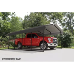 Arrow Carport, 10 Ft. X 78 Ft. X 7 Ft. Charcoal 17 Arrow Carport, 10 Ft. X 78 Ft. X 7 Ft. Charcoal -ShelterLogic || Arrow Shop CPHC107807 2