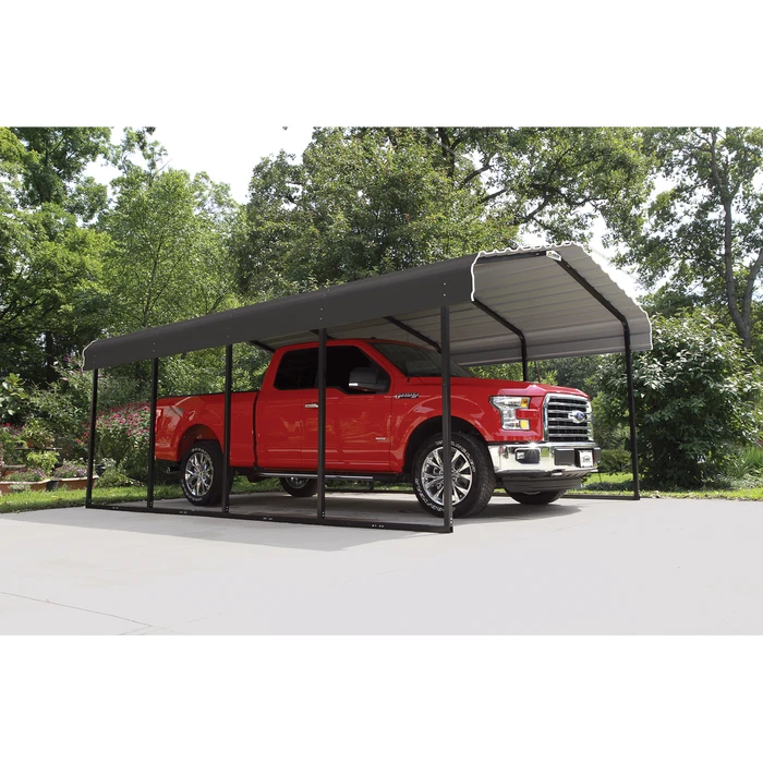 Arrow Carport, 12 Ft. X 20 Ft. X 7 Ft. Charcoal 11 Arrow Carport, 12 Ft. X 20 Ft. X 7 Ft. Charcoal - Image 11