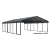Arrow Carport, 20 Ft. X 56 Ft. X 7 Ft. Charcoal