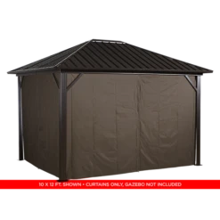 Curtains For Genova Gazebo (Gazebo Not Included) -ShelterLogic || Arrow Shop CURTAINSGENOVA 2