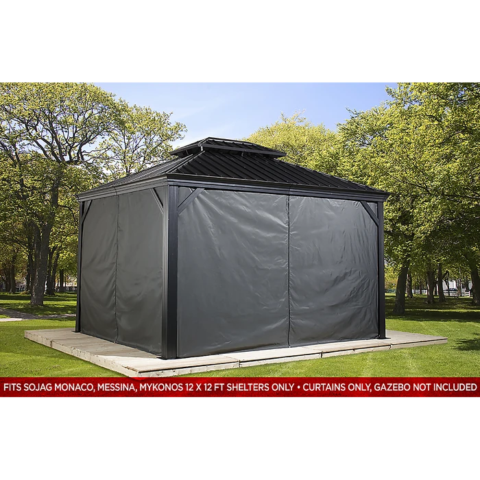 Curtains For Messina Gazebo (Gazebo Not Included) 4 Curtains For Messina Gazebo (Gazebo Not Included) - Image 4