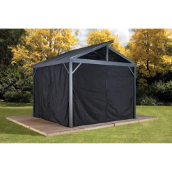 Curtains For Sanibel Gazebo (Gazebo Not Included) -ShelterLogic || Arrow Shop CURTAINSSANIBEL 3