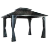 Genova II Double Roof Hardtop Gazebo