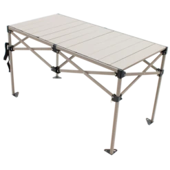 Aluminum Camp Table, 25 In. X 48 In. 9 Aluminum Camp Table, 25 In. X 48 In. -ShelterLogic || Arrow Shop T648 1 4