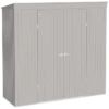 Arrow Elite Steel Storage Shed, 10x4, Cool Grey