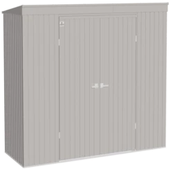 Arrow Elite Steel Storage Shed, 10x4, Cool Grey