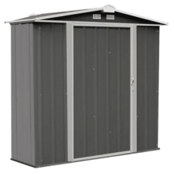 Arrow EZEE Shed 6x3 Charcoal And Cream
