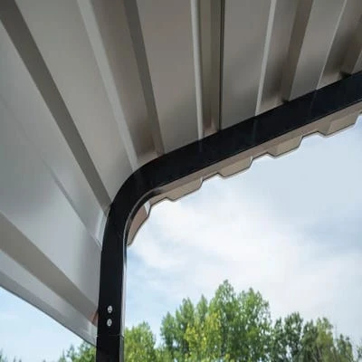 Arrow Carport 10x20x09 Charcoal BKP 3 Arrow Carport 10x20x09 Charcoal BKP - Image 3