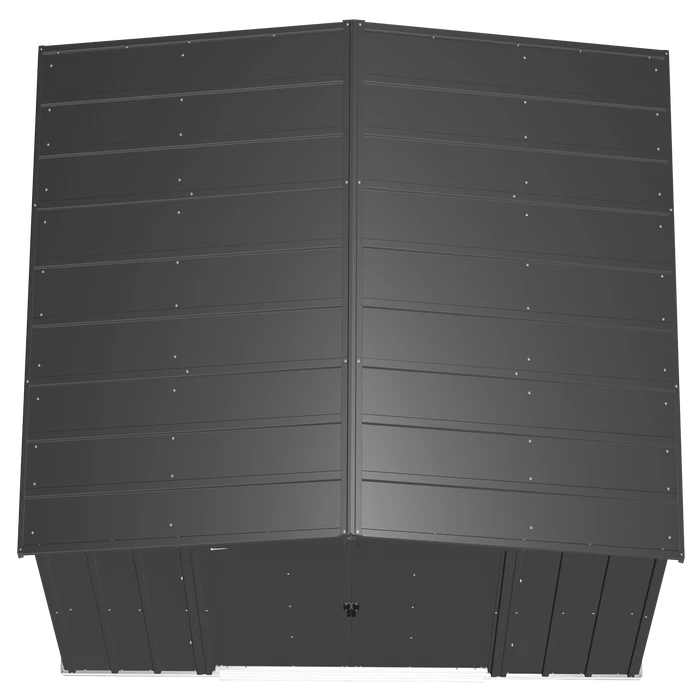Arrow Classic Steel Storage Shed, 10X7, Charcoal 3 Arrow Classic Steel Storage Shed, 10X7, Charcoal - Image 3