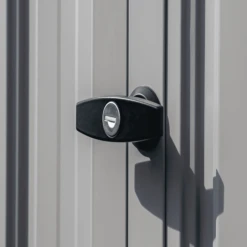 Arrow Cover-IT 6x4 Ft. Grey Metal Shed -ShelterLogic || Arrow Shop ay5qttbr3u6sdnjrhfb7