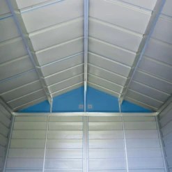 Arrow Select Steel Storage Shed, 14x14, Blue Grey 25 Arrow Select Steel Storage Shed, 14x14, Blue Grey -ShelterLogic || Arrow Shop azvea6mnfrvam3io1iu9 4