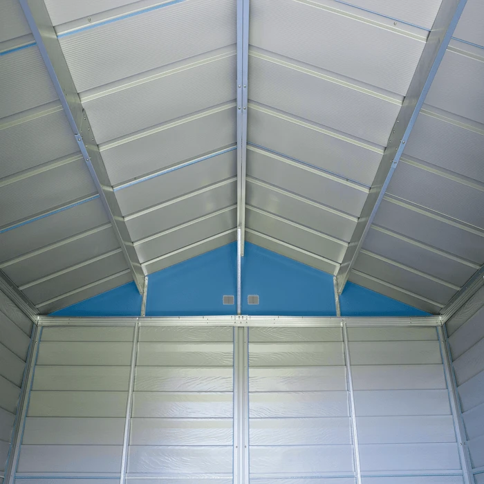 Arrow Select Steel Storage Shed, 14x14, Blue Grey 12 Arrow Select Steel Storage Shed, 14x14, Blue Grey - Image 12