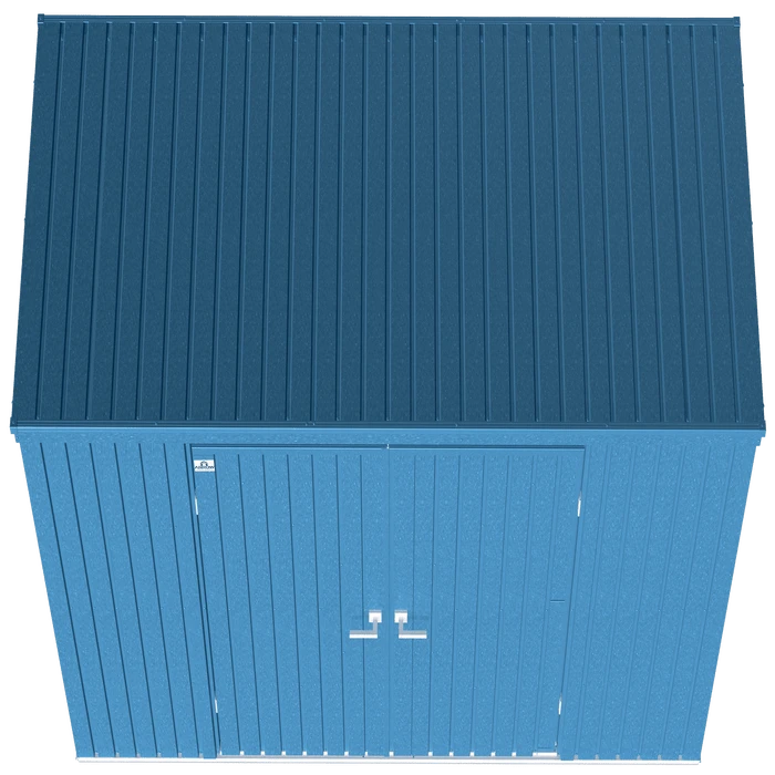 Arrow Elite Steel Storage Shed, 10x4, Blue Grey 3 Arrow Elite Steel Storage Shed, 10x4, Blue Grey - Image 3