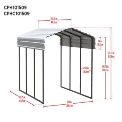 Arrow Carport 10x15x09 Eggshell BKP 33 Arrow Carport 10x15x09 Eggshell BKP -ShelterLogic || Arrow Shop bd16obtxwhiryjunjnkw