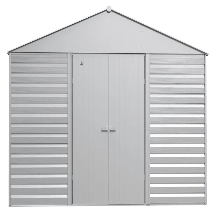 Arrow Select Steel Storage Shed, 14x12, Flute Grey 2 Arrow Select Steel Storage Shed, 14x12, Flute Grey - Image 2