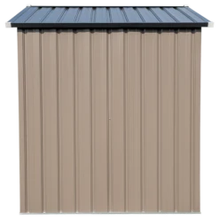 Arrow Cover-IT 6x4 Ft. Grey Metal Shed -ShelterLogic || Arrow Shop bgchdnlbjrwffprblu8x