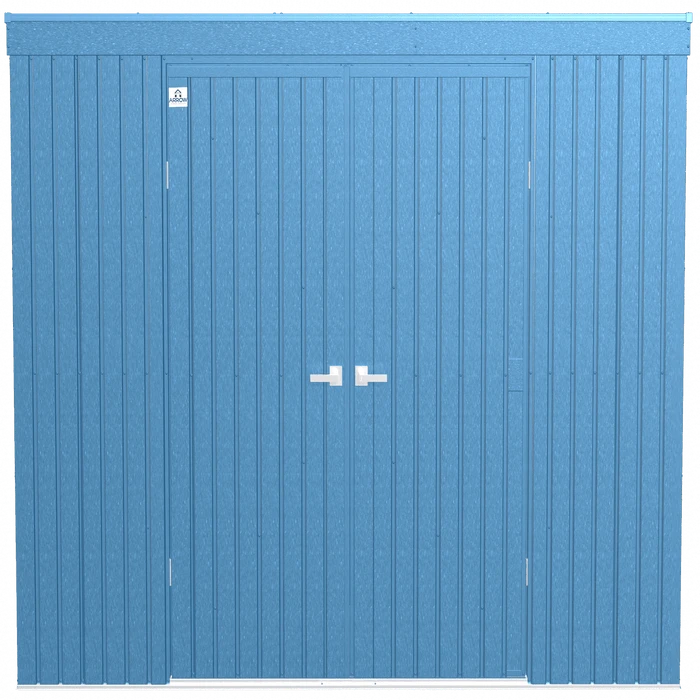 Arrow Elite Steel Storage Shed, 10x4, Blue Grey 2 Arrow Elite Steel Storage Shed, 10x4, Blue Grey - Image 2
