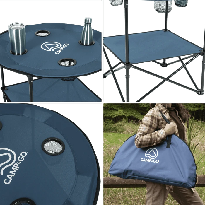 ShelterLogic CAMP&GO Moss 28-inch Fabric Camp Table 7 ShelterLogic CAMP&GO Moss 28-inch Fabric Camp Table - Image 7