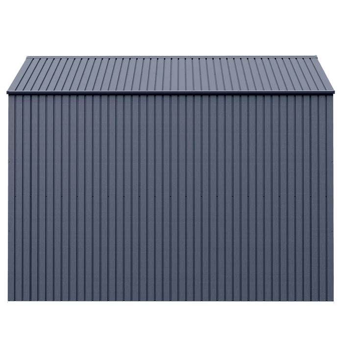 Arrow Elite Steel Storage Shed, 10x14, Anthracite 4 Arrow Elite Steel Storage Shed, 10x14, Anthracite - Image 4