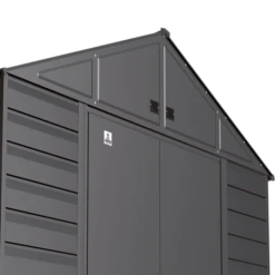 Arrow Select Steel Storage Shed, 12x14, Charcoal 19 Arrow Select Steel Storage Shed, 12x14, Charcoal -ShelterLogic || Arrow Shop brseo7zeergtqumt19ps 4