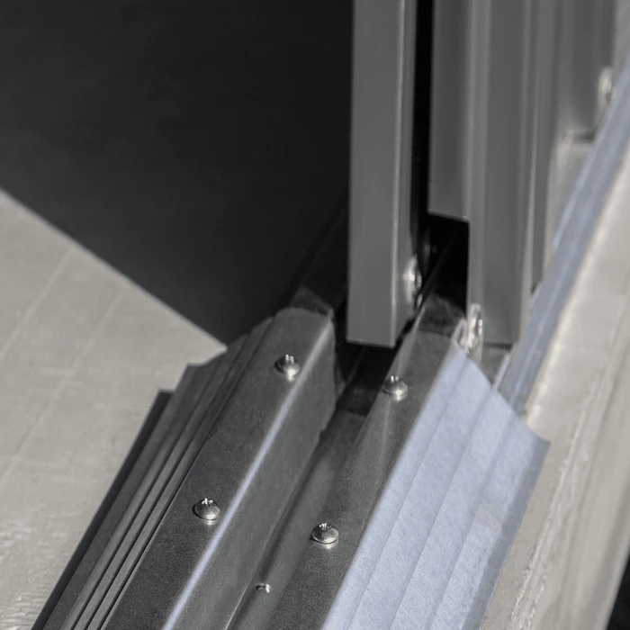 Arrow Classic Steel Storage Shed, 8X7, Charcoal 11 Arrow Classic Steel Storage Shed, 8X7, Charcoal - Image 11