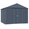 Arrow Elite Steel Storage Shed, 14x14, Anthracite