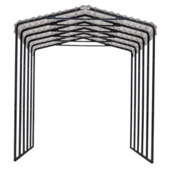 Arrow RV Carport, 14 Ft. X 24 Ft. X 14 Ft. Charcoal 8 Arrow RV Carport, 14 Ft. X 24 Ft. X 14 Ft. Charcoal -ShelterLogic || Arrow Shop carportprogram cph142414 cphc142414 silo image 03 2