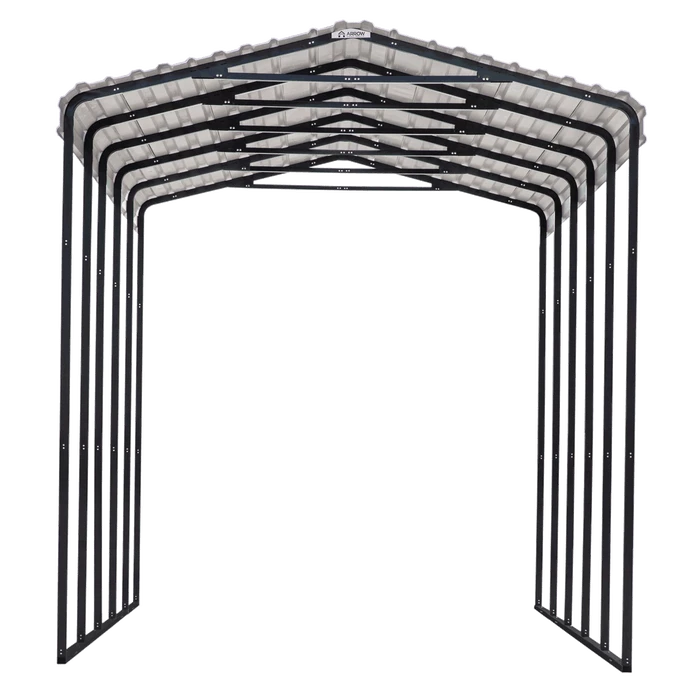 Arrow RV Carport, 14 Ft. X 24 Ft. X 14 Ft. Charcoal 3 Arrow RV Carport, 14 Ft. X 24 Ft. X 14 Ft. Charcoal - Image 3