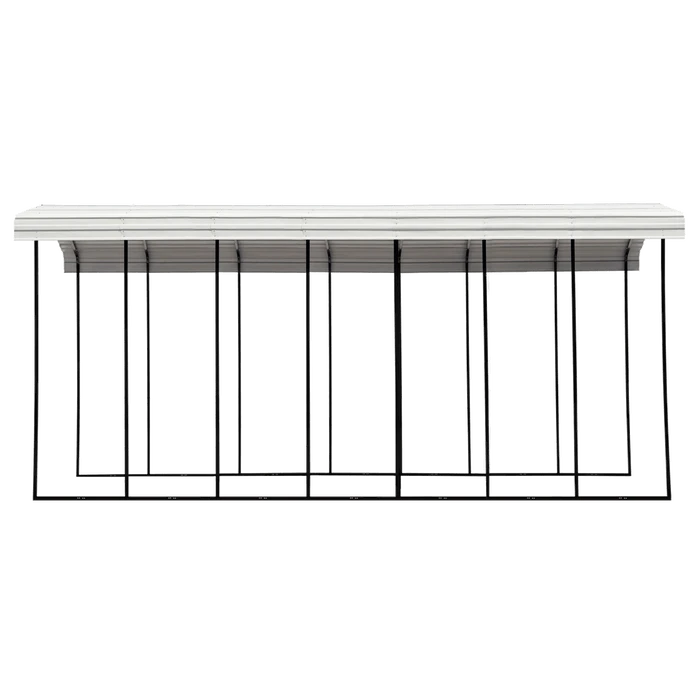 Arrow RV Carport, 14 Ft. X 33 Ft. X 14 Ft. Eggshell 3 Arrow RV Carport, 14 Ft. X 33 Ft. X 14 Ft. Eggshell - Image 3