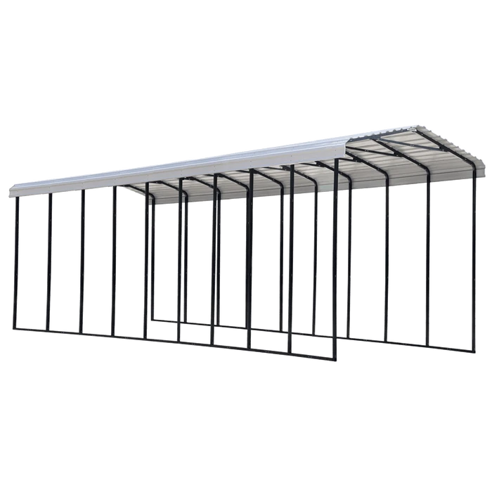 Arrow RV Carport, 14 Ft. X 42 Ft. X 14 Ft. Eggshell 1 Arrow RV Carport, 14 Ft. X 42 Ft. X 14 Ft. Eggshell