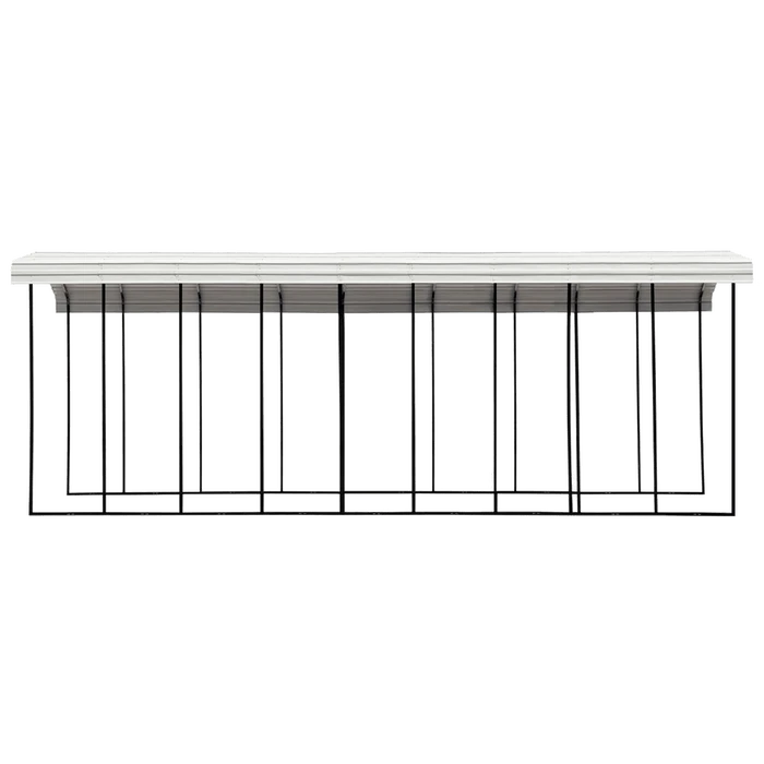 Arrow RV Carport, 14 Ft. X 42 Ft. X 14 Ft. Eggshell 2 Arrow RV Carport, 14 Ft. X 42 Ft. X 14 Ft. Eggshell - Image 2