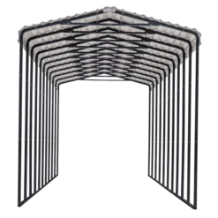 Arrow RV Carport, 14 Ft. X 47 Ft. X 14 Ft. Charcoal 7 Arrow RV Carport, 14 Ft. X 47 Ft. X 14 Ft. Charcoal -ShelterLogic || Arrow Shop carportprogram cph144714 cphc144714 silo image 03