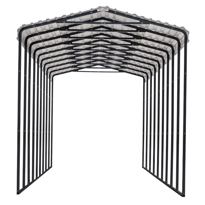 Arrow RV Carport, 14 Ft. X 42 Ft. X 14 Ft. Eggshell 3 Arrow RV Carport, 14 Ft. X 42 Ft. X 14 Ft. Eggshell - Image 3