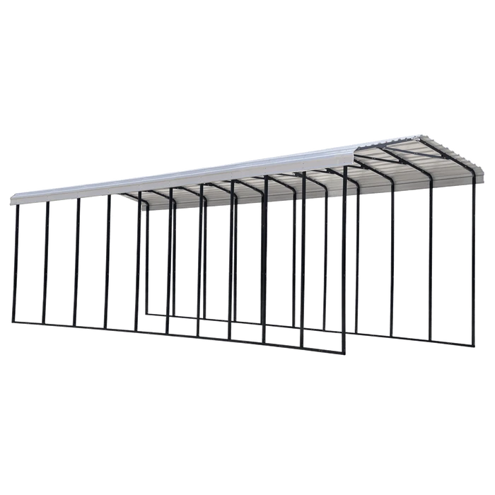 Arrow RV Carport, 14 Ft. X 47 Ft. X 14 Ft. Eggshell 1 Arrow RV Carport, 14 Ft. X 47 Ft. X 14 Ft. Eggshell