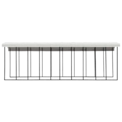 Arrow RV Carport, 14 Ft. X 47 Ft. X 14 Ft. Eggshell 6 Arrow RV Carport, 14 Ft. X 47 Ft. X 14 Ft. Eggshell -ShelterLogic || Arrow Shop carportprogram cph144714 silo image 02