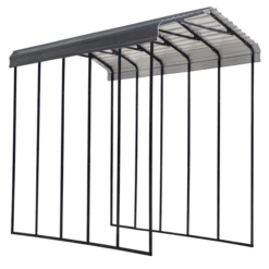 Arrow RV Carport, 14 Ft. X 24 Ft. X 14 Ft. Charcoal