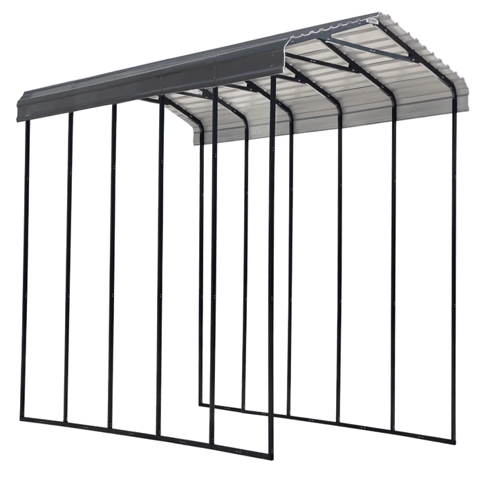 Arrow RV Carport, 14 Ft. X 24 Ft. X 14 Ft. Charcoal 1 Arrow RV Carport, 14 Ft. X 24 Ft. X 14 Ft. Charcoal